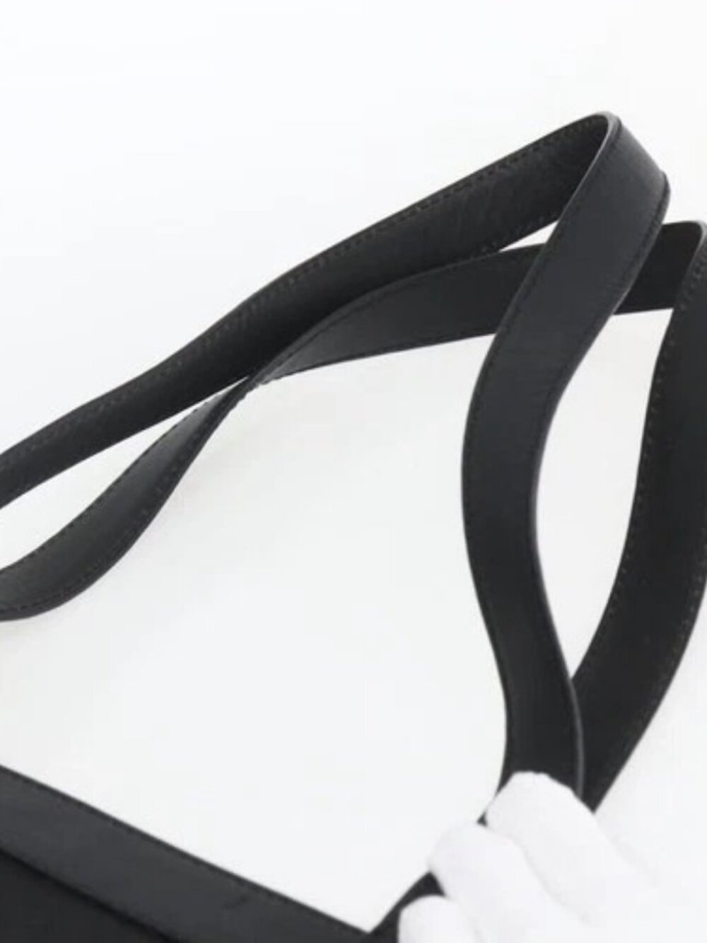 FENDI Tote Bag Canvas Black Gold Auth 169428 - Picture 8 of 15